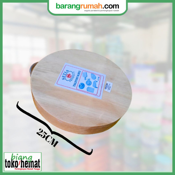 Talenan Kayu Bulat 25CM